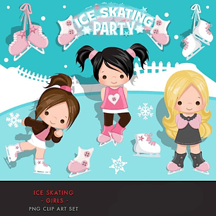 Kit Digital Patinadora No Gelo 