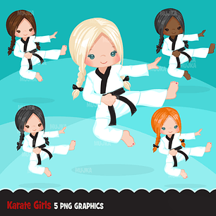 Kit Digital Karate Menina 