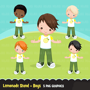 Kit Digital Menino Limão 