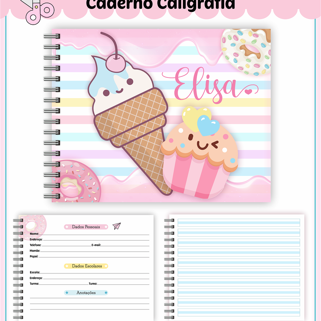 Arquivo Combo Escolar Doces Candy 4