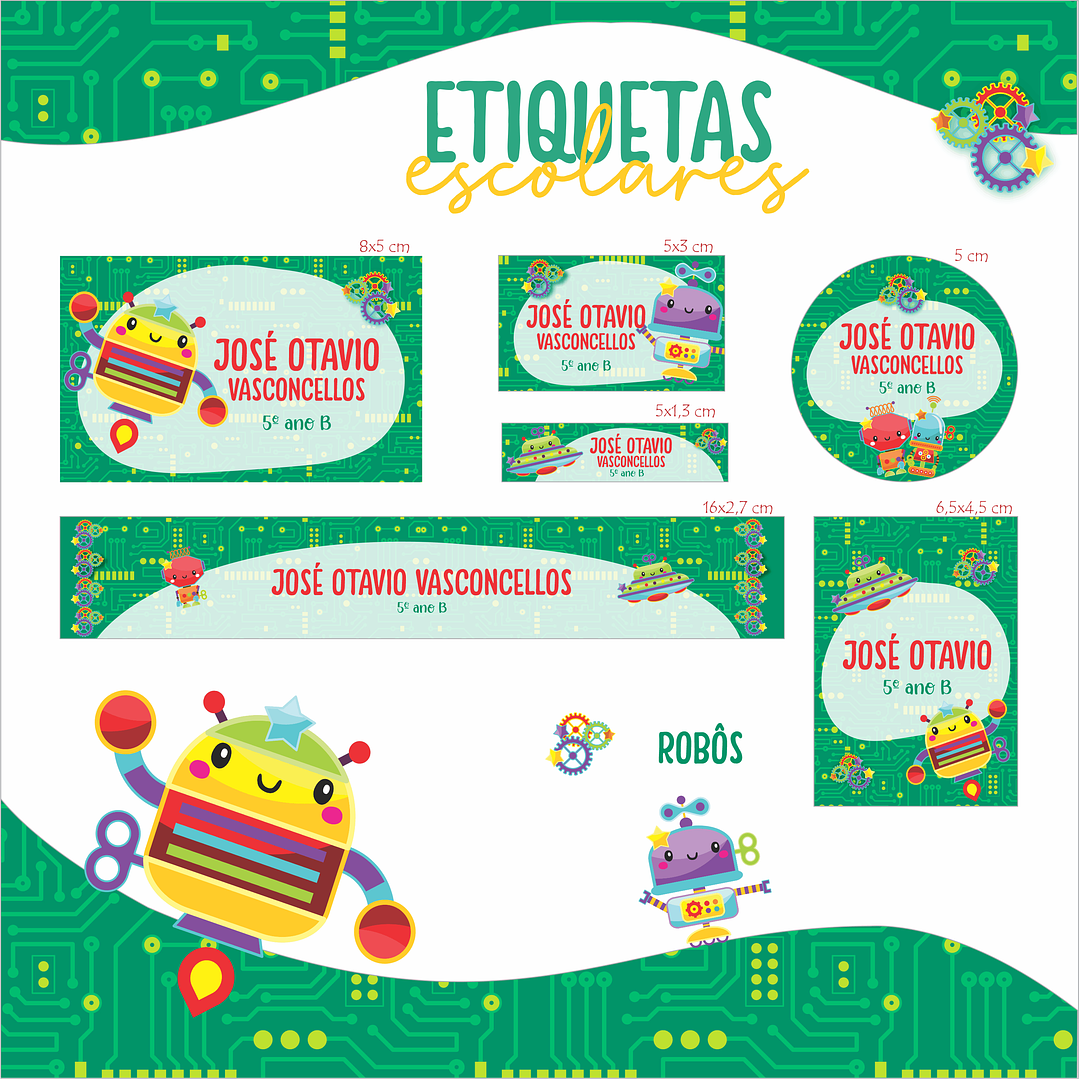 Arquivo Combo Escolar Etiquetas 20 Temas  4