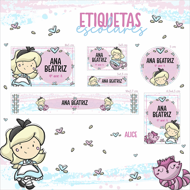 Arquivo Combo Escolar Etiquetas 20 Temas  9