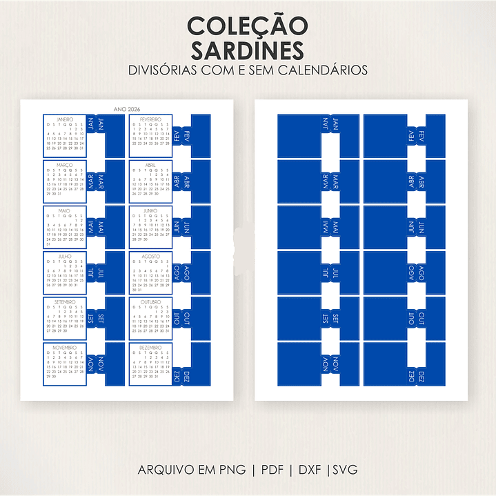 Arquivo Coleção Sardines - Capas + Divisórias 2026 4