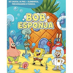 Kit Digital Bob Esponja Tradicional