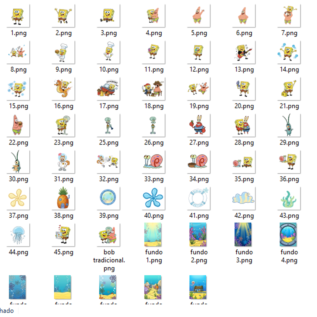 Kit Digital Bob Esponja Tradicional 2