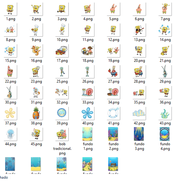 Kit Digital Bob Esponja Tradicional 2