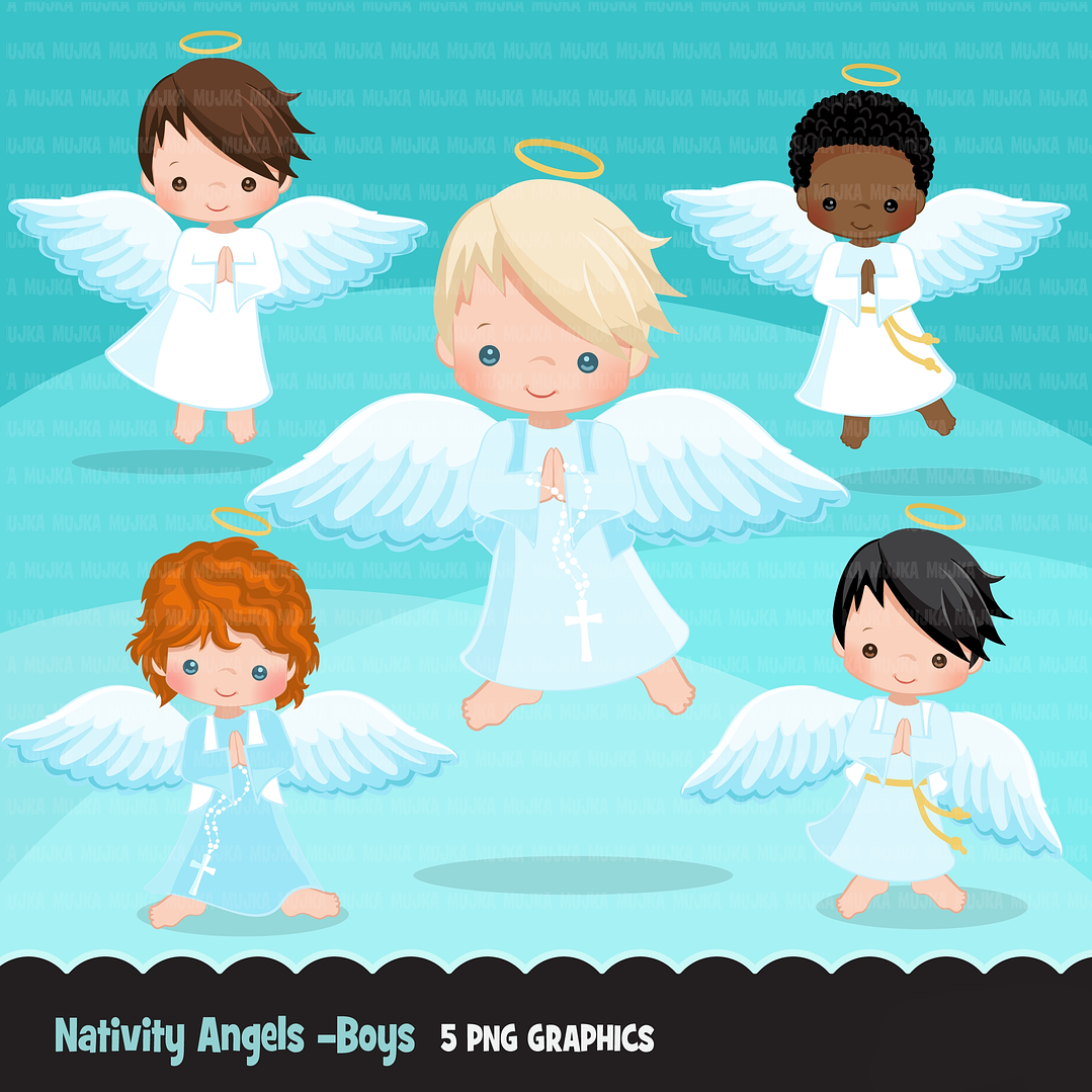 Kit Digital Anjinhos de Batismo  1