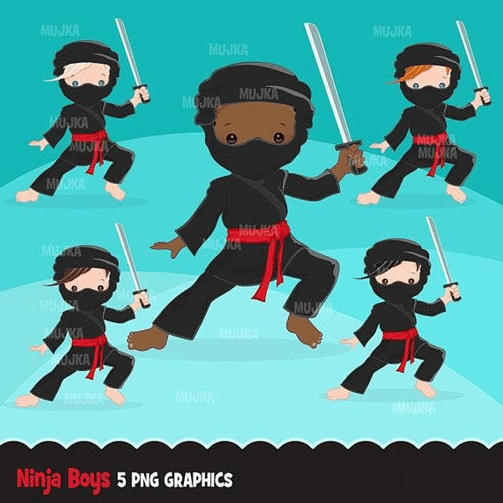 Kit Digital Ninjas Menino  1