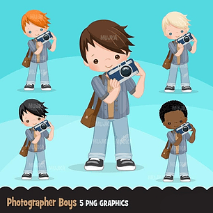 Kit Digital Fotografo Menino