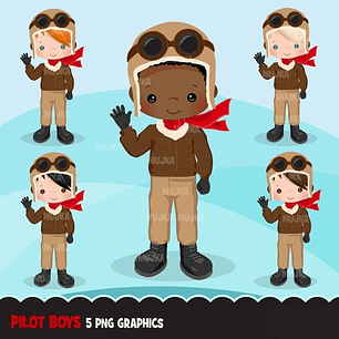 Kit Digital Pilota De  Avião 