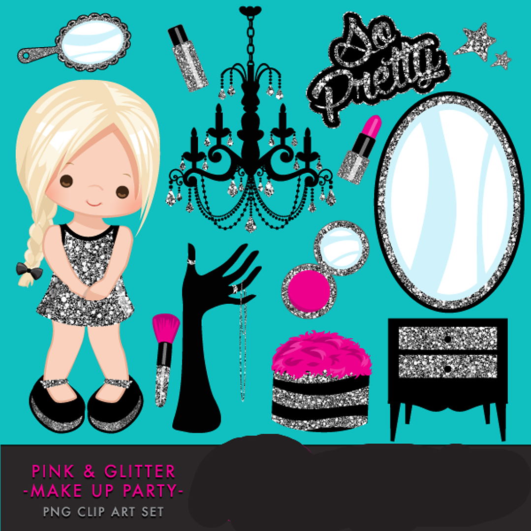 Kit Digital Acessórios Menina  1