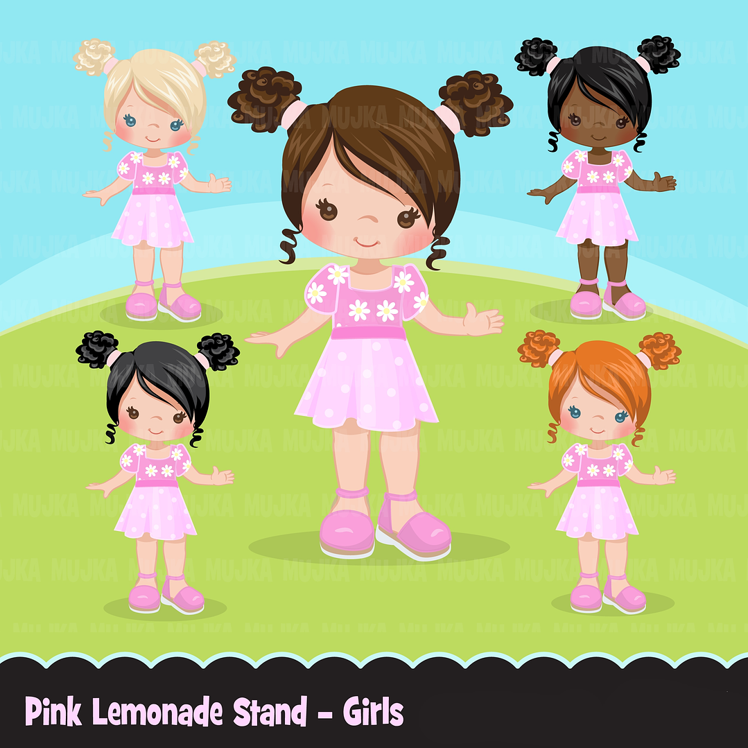 Kit Digital Meninas  1