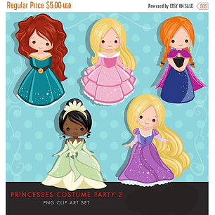 Kit Digital Princesas 