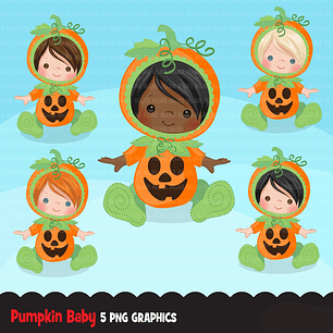 Kit Didital Abobora Halloween