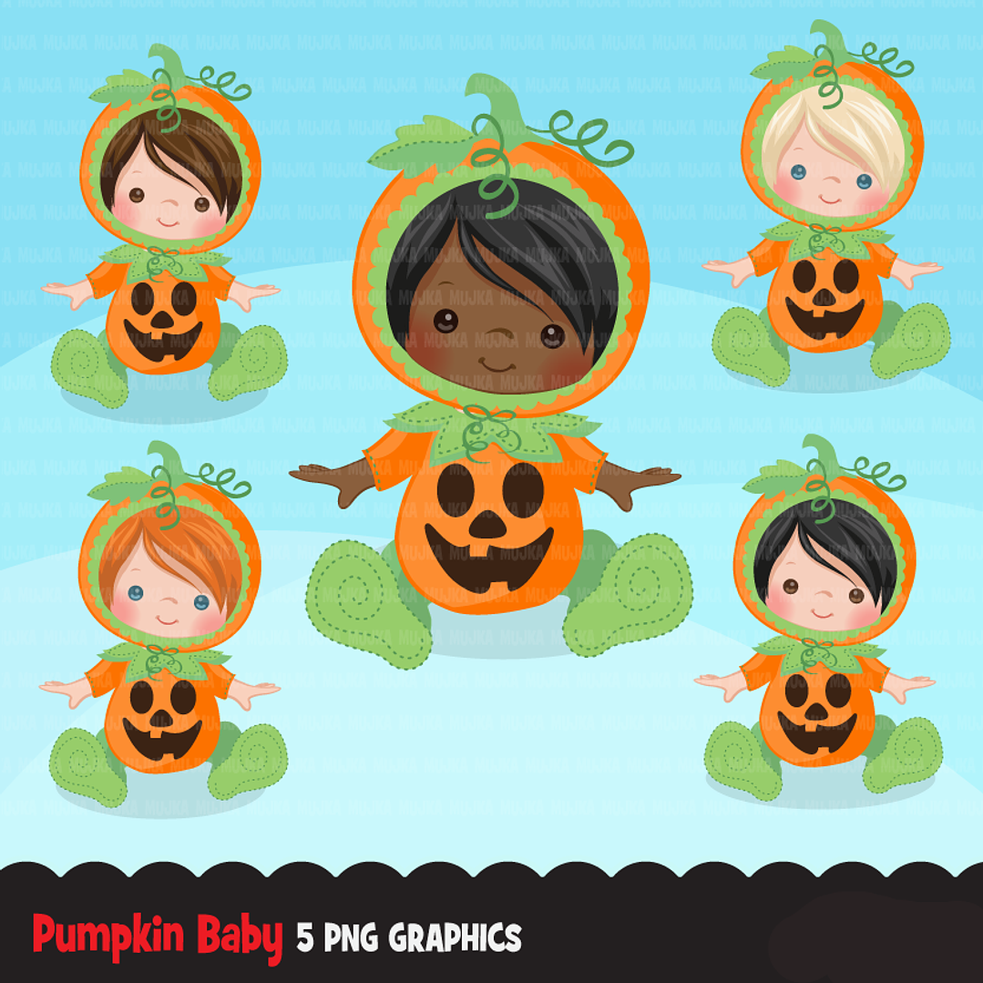 Kit Didital Abobora Halloween 1