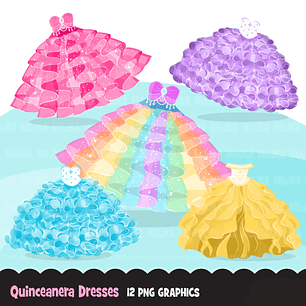 Kit Digital Vestidos de Festa