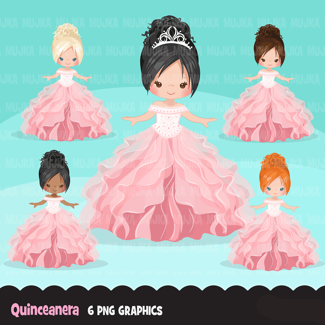 Kit Digital Princesa Rosa 1