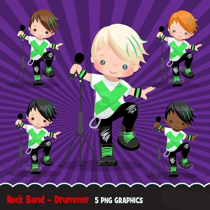 Kit Digital Banda de Rock  1