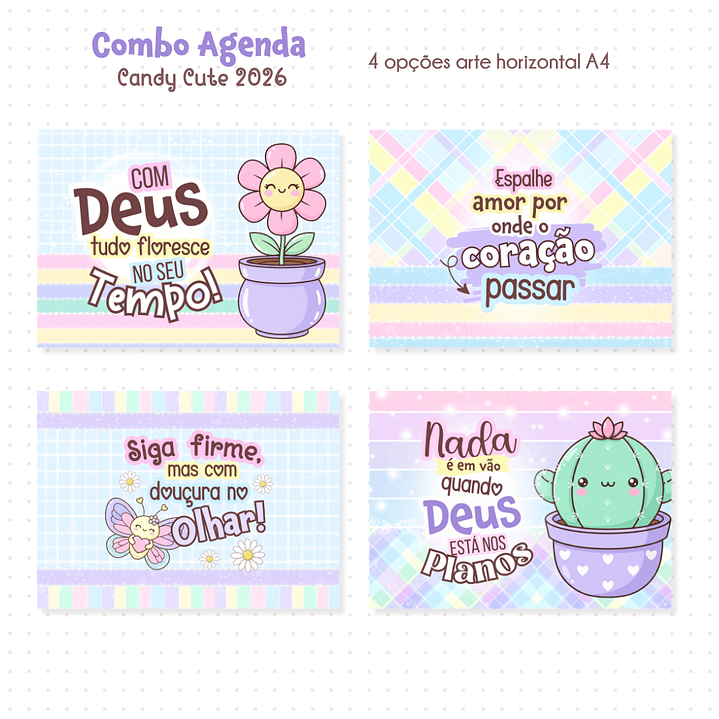 Arquivo Combo Agenda Candy Cute 2026  10