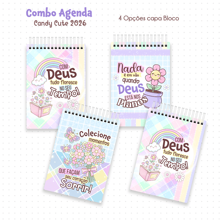 Arquivo Combo Agenda Candy Cute 2026  13