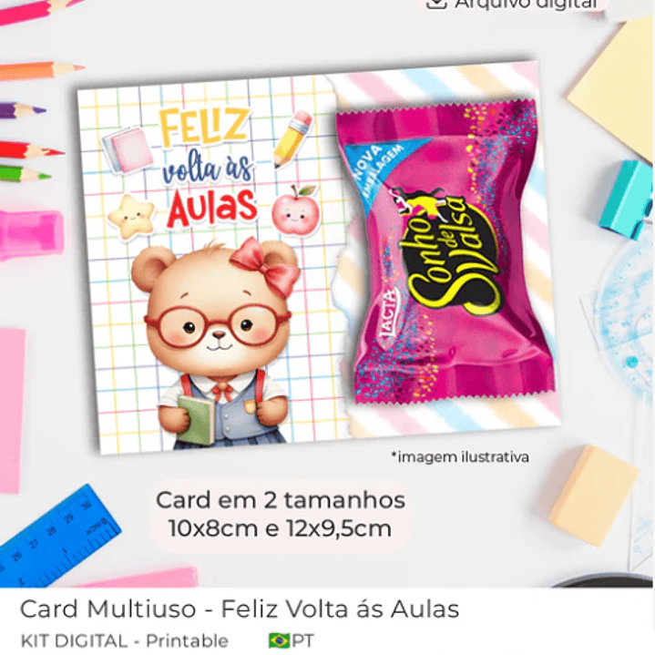 Arquivo Volta ás Áulas Card Multiuso 2