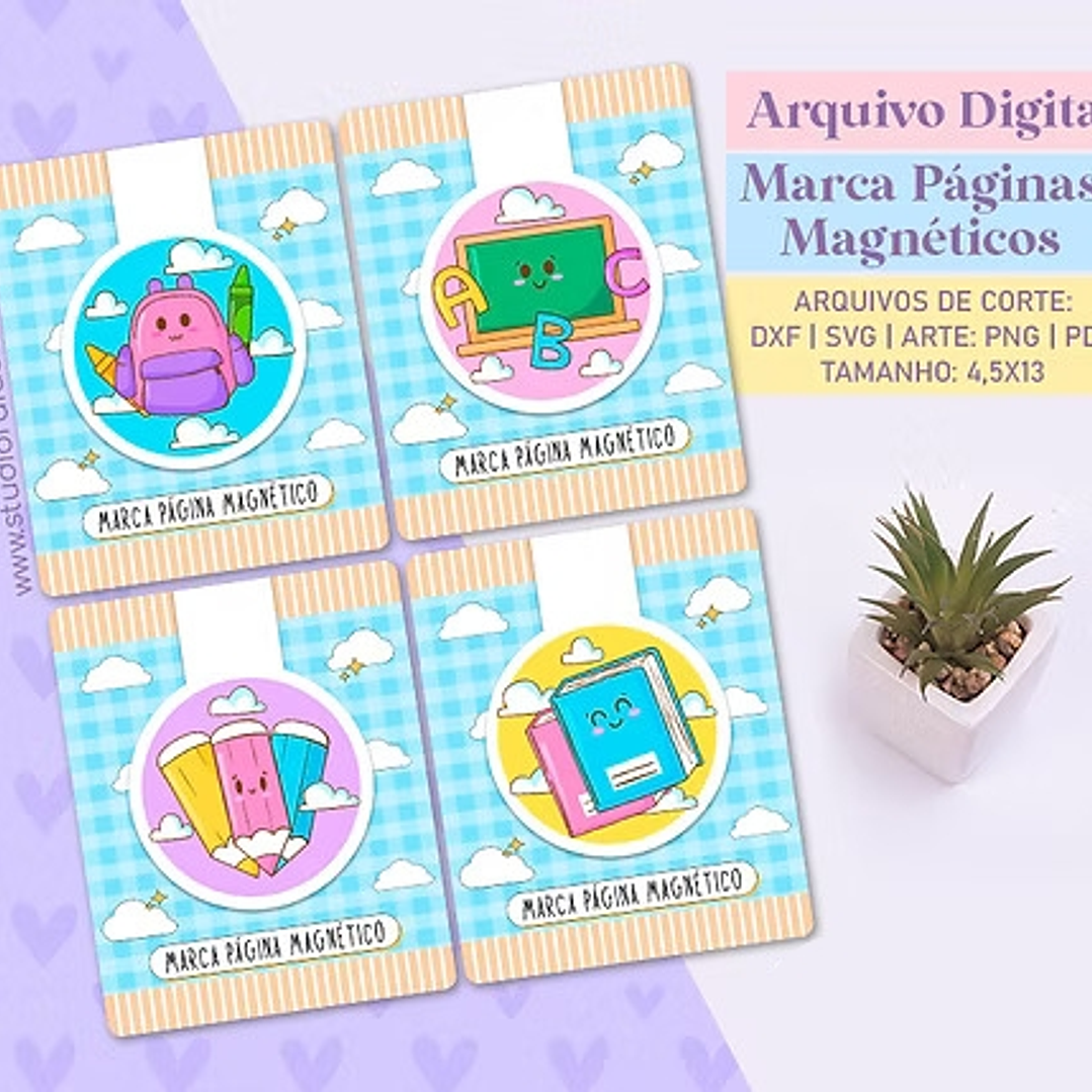 Arquivo Volta ás Áulas Marca Páginas Magnéticos 02 1