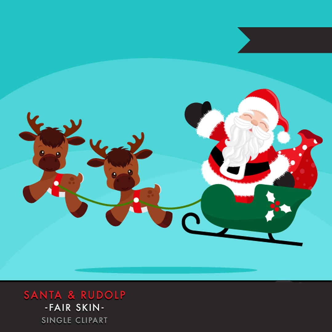 Kit Digital Papai Noel Natal  1