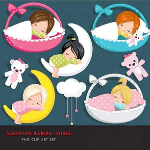 Kit Digital Menina na Lua