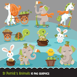 Kit Digital Animais Meigos 