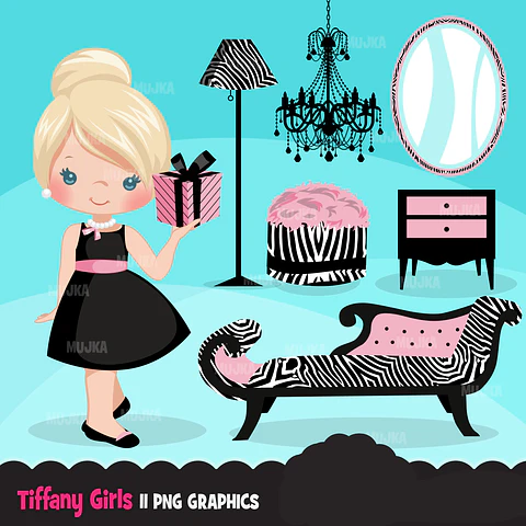 Kit Digital Menina Fashion