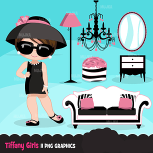 Kit Digital Menina Fashion