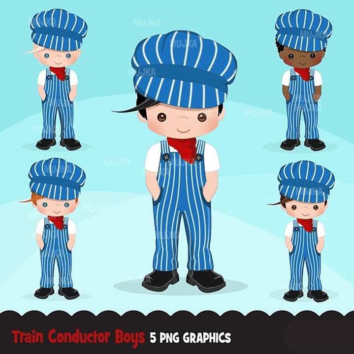 Kit Digital Condutor de Tren Menino  1