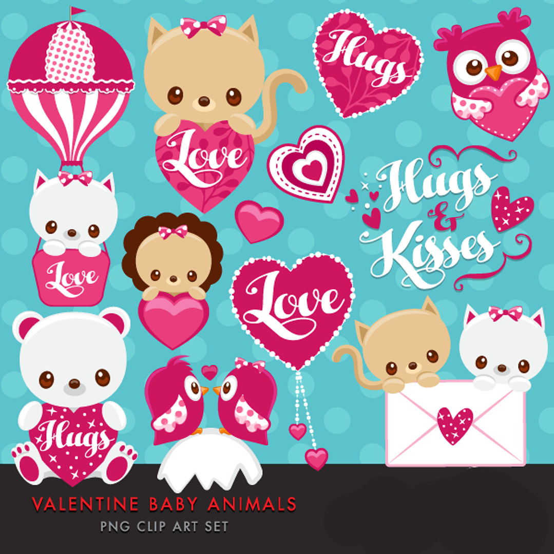 Kit Digital Gatinhos Fofos  1