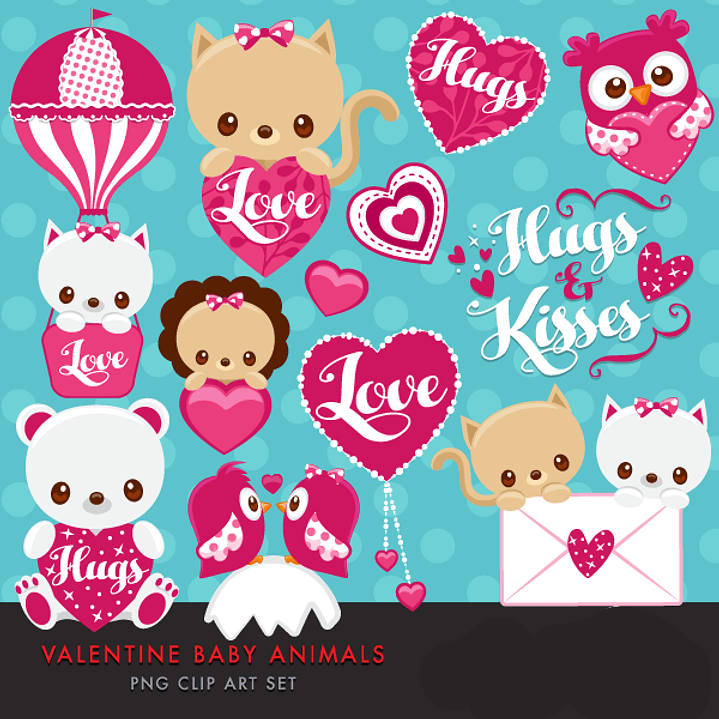 Kit Digital Gatinhos Fofos  1