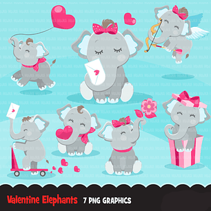 Kit Digital Elefantes Baby