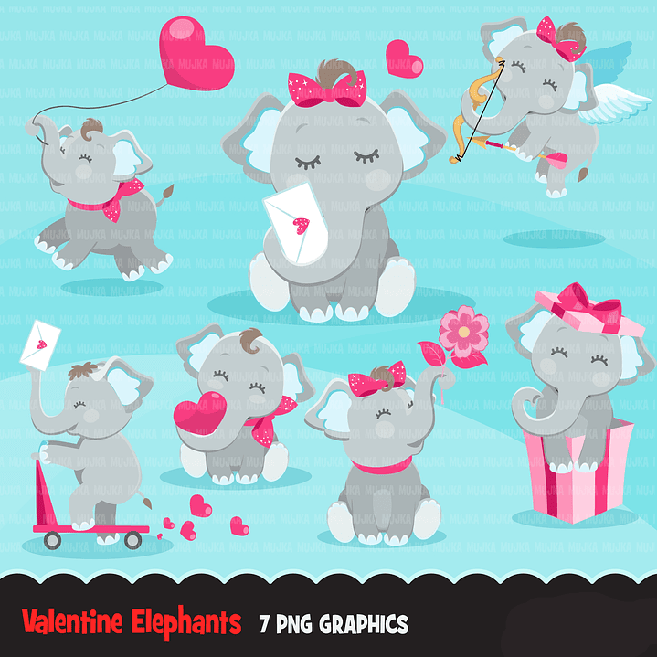 Kit Digital Elefantes Baby 1