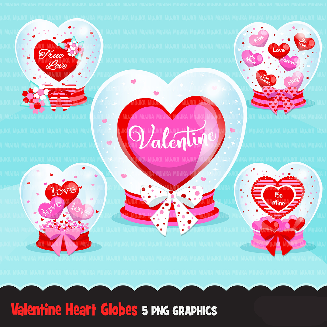 Kit Digital Balões de Coração  1