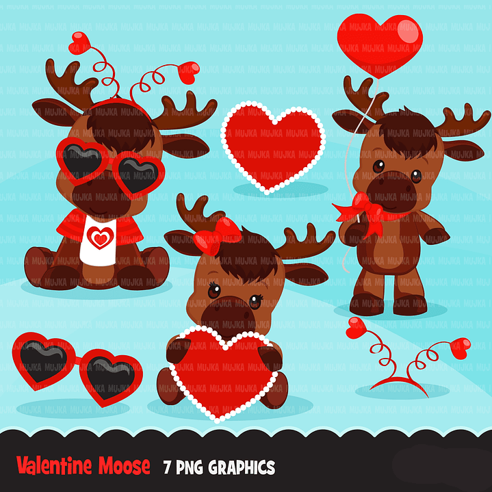 Kit Digital Renas de Natal  1