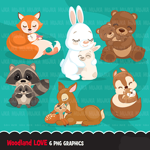 Kit Digital Animais Fofinhos