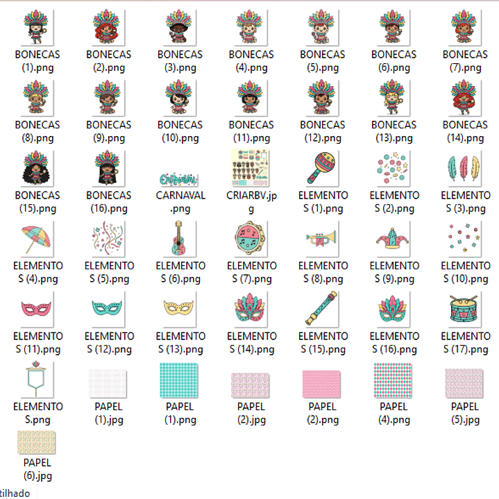 Kit Digital Carnaval 01 2