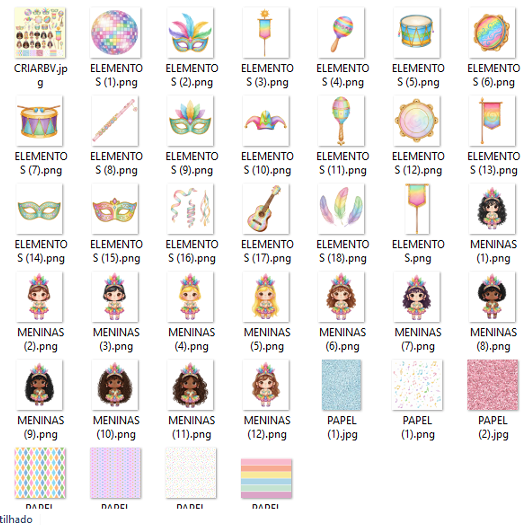 Kit Digital Carnaval 02 2