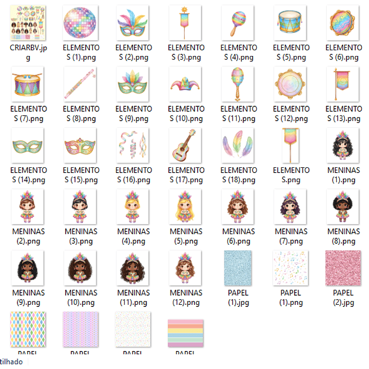 Kit Digital Carnaval 02 2