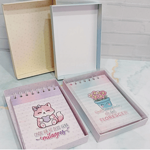 Arquivo Embalagem Bloquinho A6 Acetato