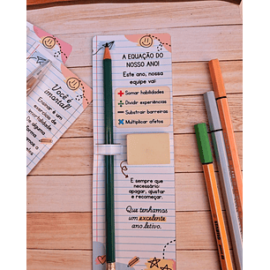 Arquivo Volta ás Áulas Card Lápis Borracha e Post It 