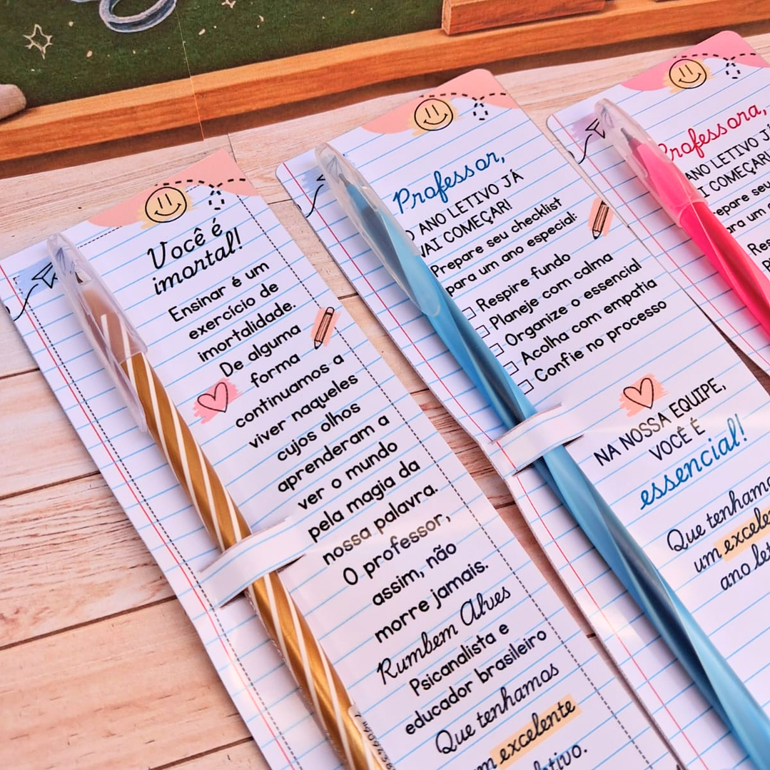 Arquivo Volta ás Áulas Card Lápis Borracha e Post It  2