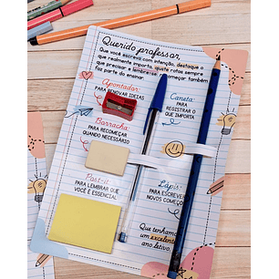 Arquivo Volta ás Áulas Card Kit Professores 