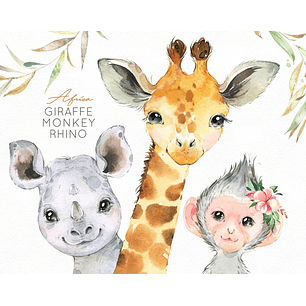 Kit Digital Africa- Animais 