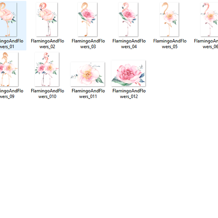 Kit Digital Flamingos Rosas 2