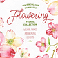 Kit Digital Flores Rosas - Thumbnail 1