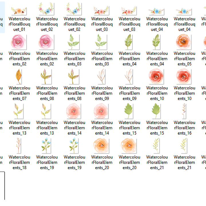 Kit Digital Flores Coloridas  2